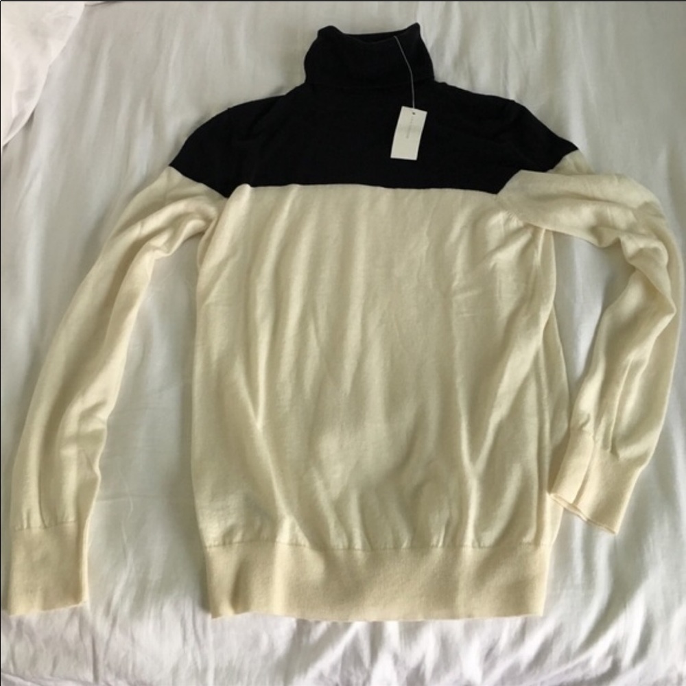 Ann Taylor Colorblock Turtleneck